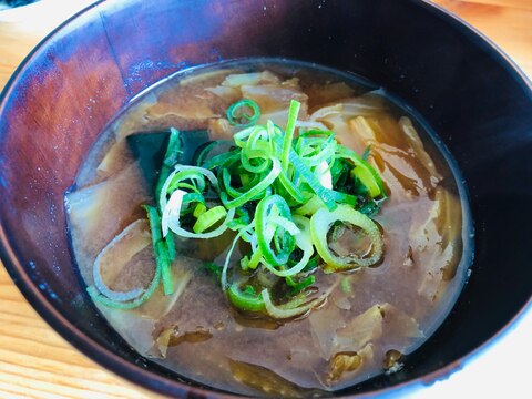 甘〜い！☆旬の白菜のお味噌汁